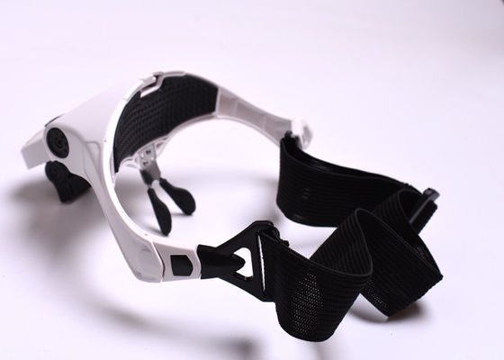 Hands Free Headband 2 LED Magnifier Adjustable &Interchangeable Head Eye Magnifying Glasses