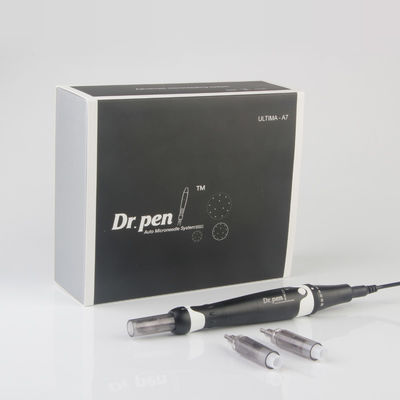 Black Ultima Dr Pen A7 Plug Micro Needling Therapy For Anti Wrinkles , Hair Loss